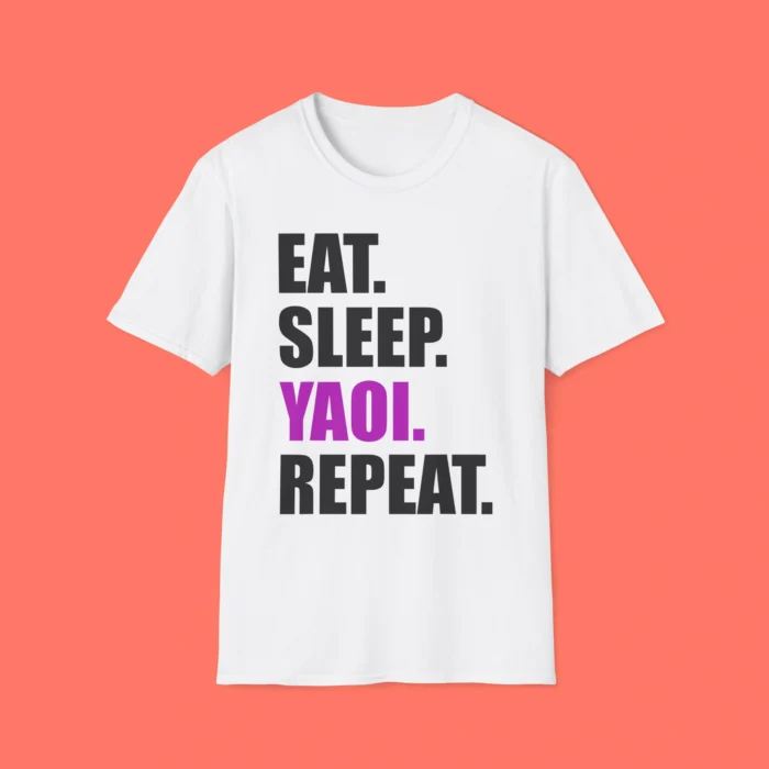 Eat Sleep Yaoi Repeat White Shirt