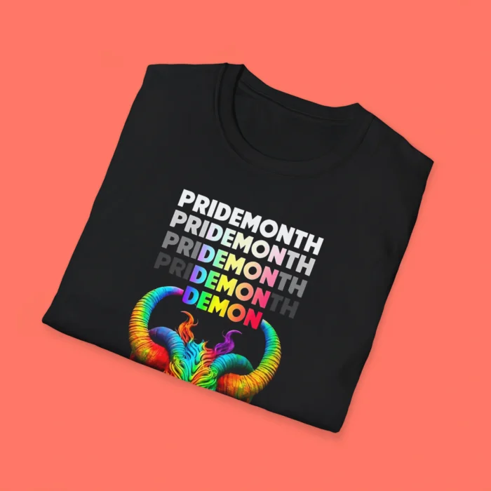 Pride Month Demon Folded Shirt