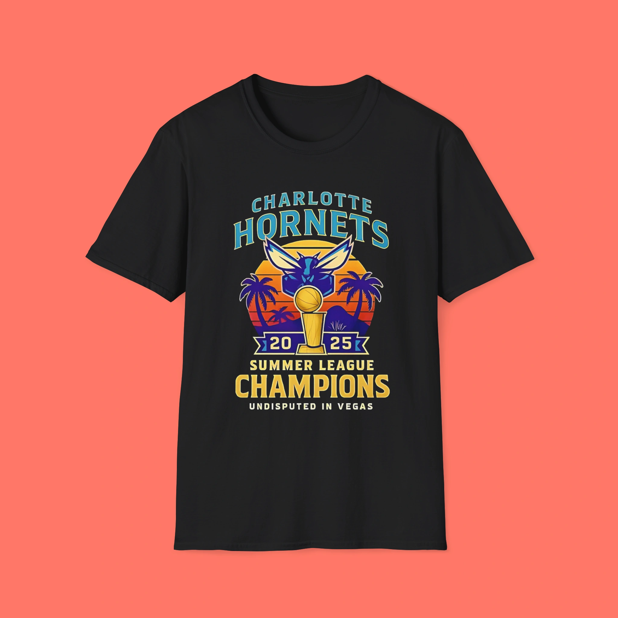 Charlotte-Hornets-2025-Summer-League-Champions-Undisputed-In-Vegas-Shirt Charlotte Hornets 2025 Summer League Champions Undisputed In Vegas Shirt