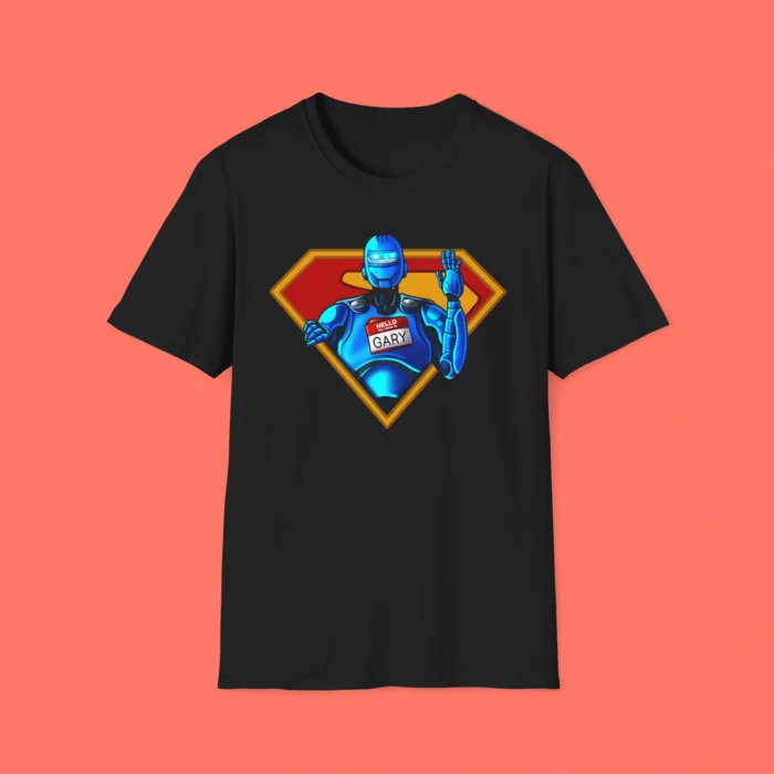 My Name is Gary Superman Black Shirt