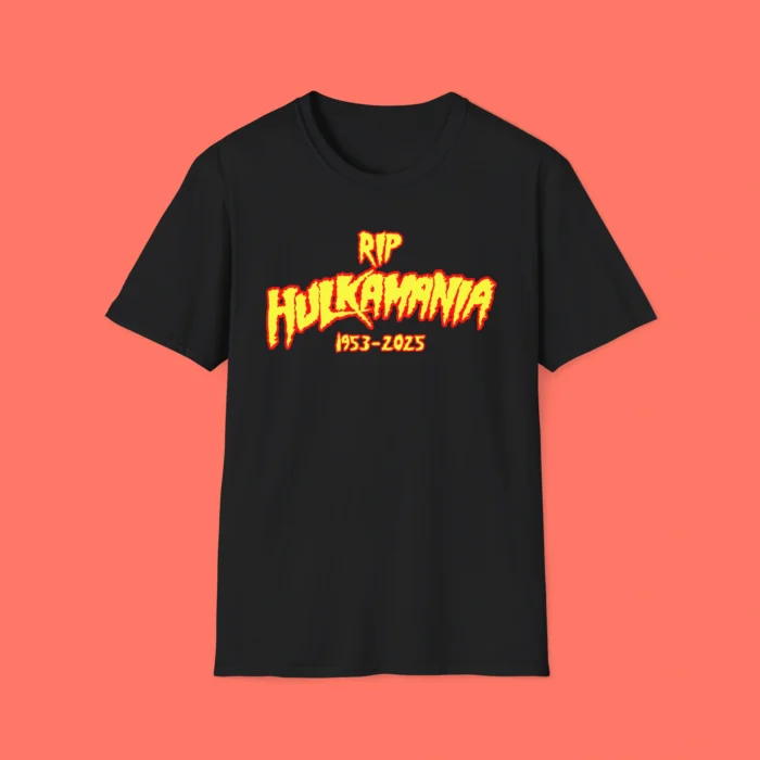 RIP Hulkamania Black Shirt