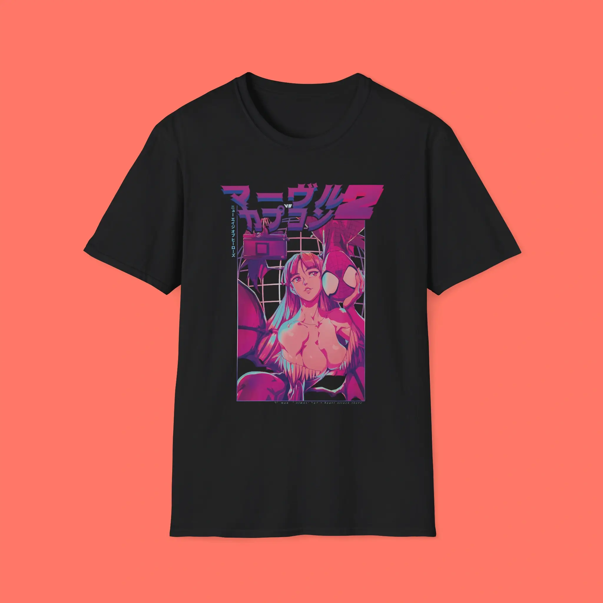 Spiderman-X-Morrigan-Shirt Spiderman X Morrigan Shirt