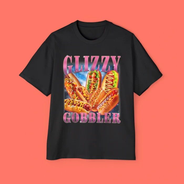 Glizzy Gobbler Meme Hilarious Hot Dog Premium Shirt