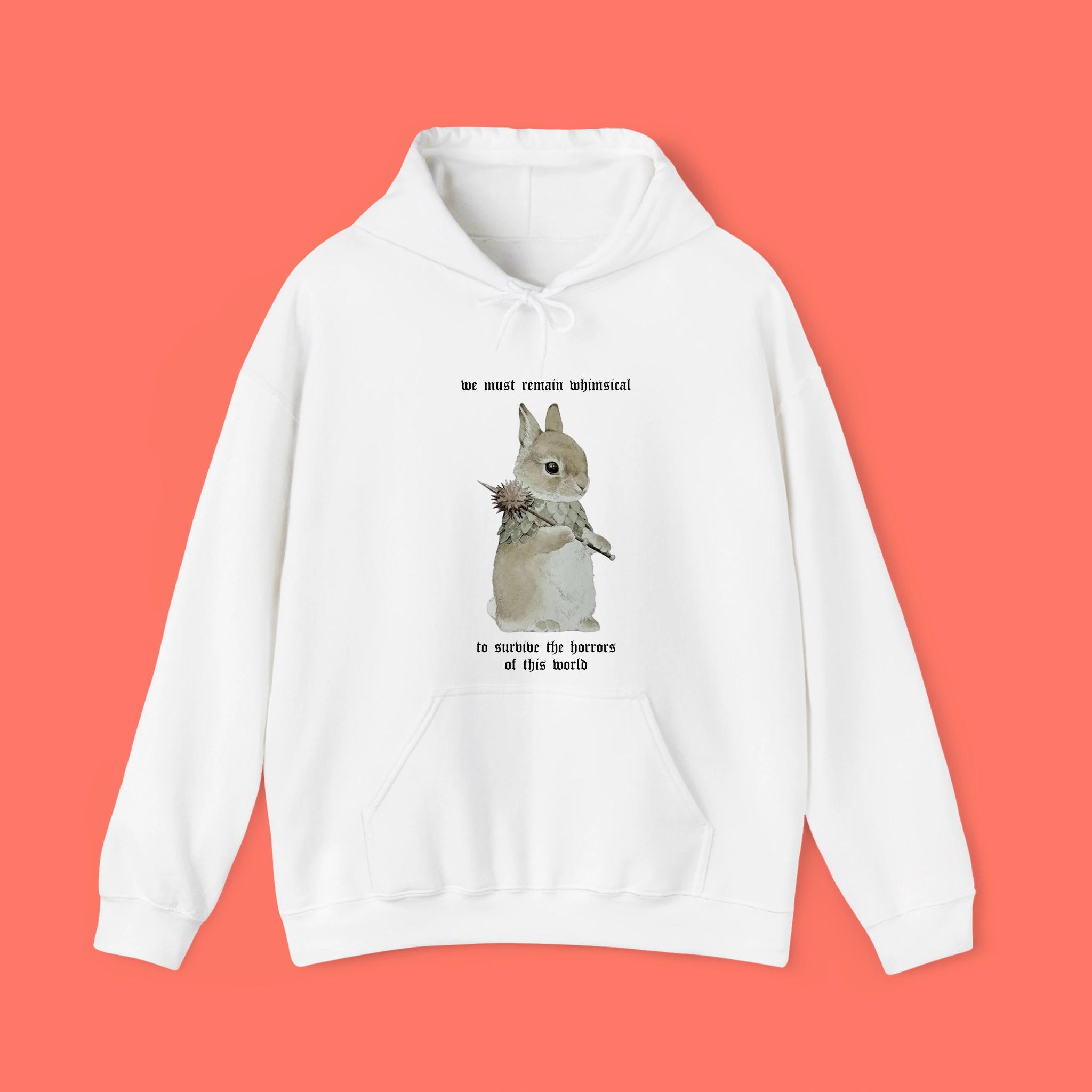 We Must Remain Whimsical Shirt - Whimsical Bunny Tee - OriBubble