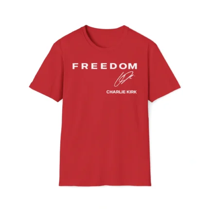 Charlie Kirk Red Freedom Shirt