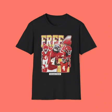 Chiefs Rashee Rice Free 4 Shirt