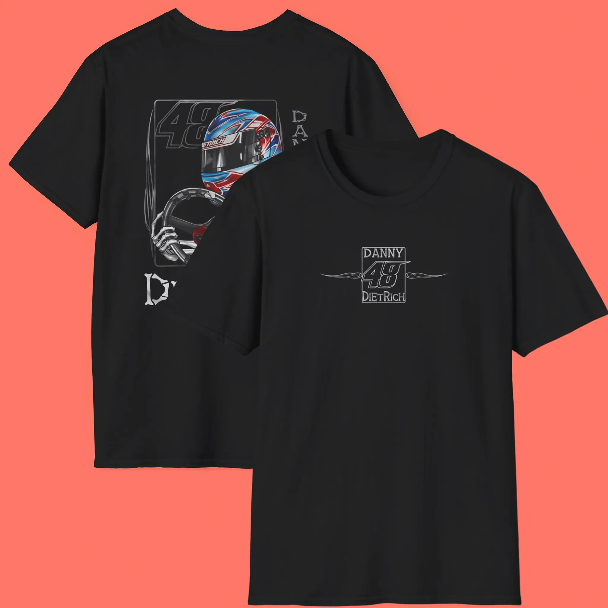Danny-Dietrich-Skeleton-Front-Back-Shirt Danny Dietrich Skeleton Front Back Shirt