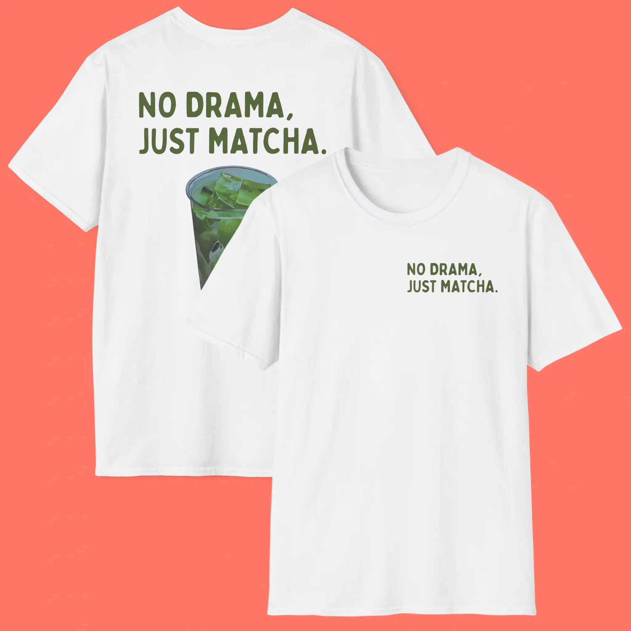 No-Drama-Just-Matcha-Shirt No Drama Just Matcha Shirt