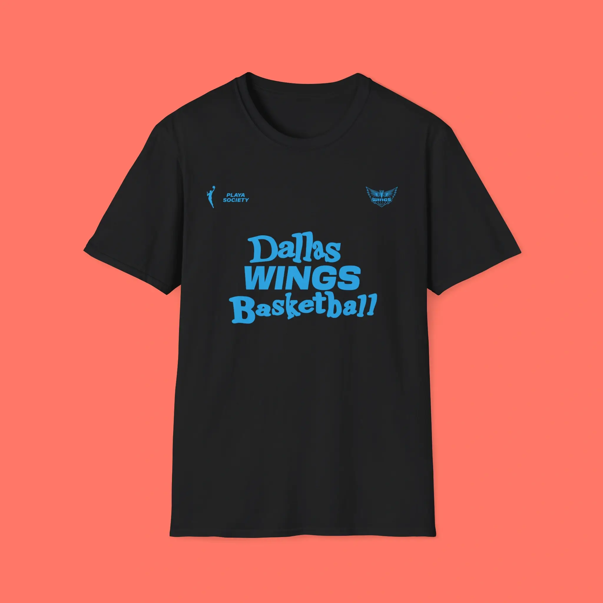 Playa-Society-WNBA-Wings-Dallas-Basketball-Shirt Playa Society WNBA Wings Dallas Basketball Shirt