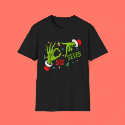 6 7 Six Seven Hand Xmas Christmas Shirt
