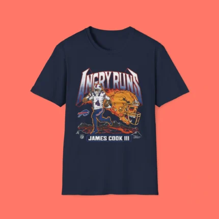 Angry Runs 2025 Bills James Cook III Shirt