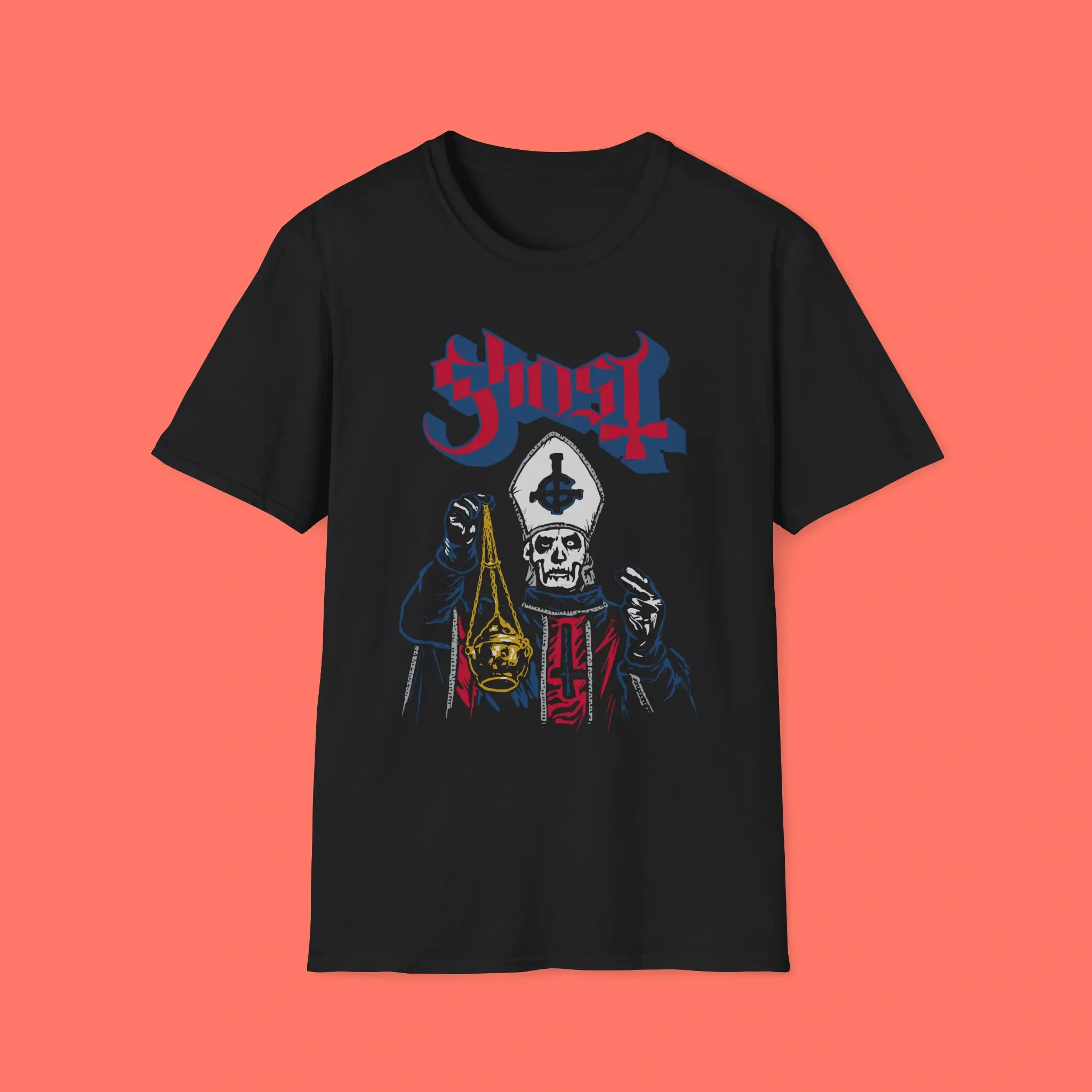 Ghost-Retro-Papa-I-Shirt Ghost Retro Papa I Shirt