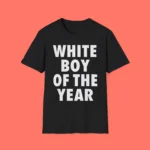 White Boy Of The Year Black Shirt