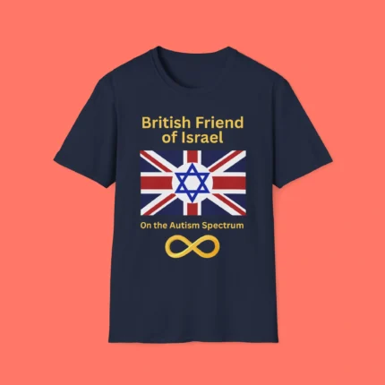 British Friend of Israel on the Autism Spectrum Shirt
