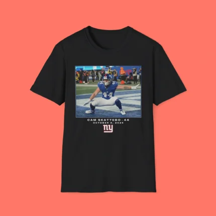 Cam Skattebo New York Giants NFL Flash Features Week 6 Shirt
