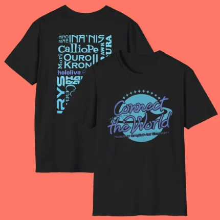 Connect The World Hololive English 1st Concert Shirt