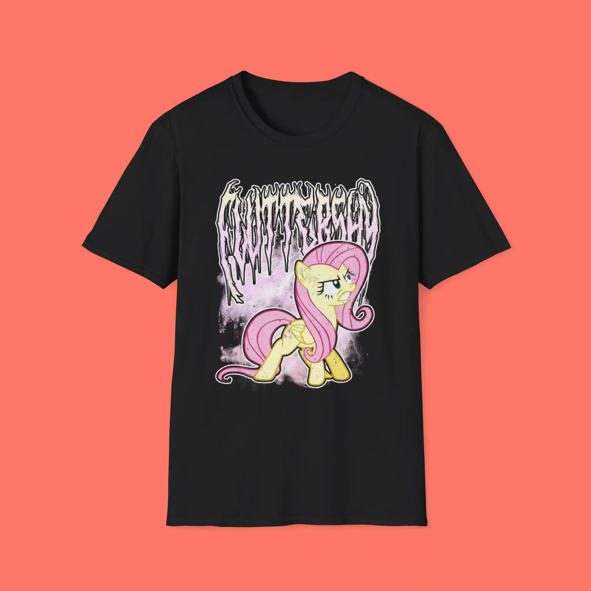 Fluttershy-My-Little-Pony-Metal-Shirt Fluttershy My Little Pony Metal Shirt