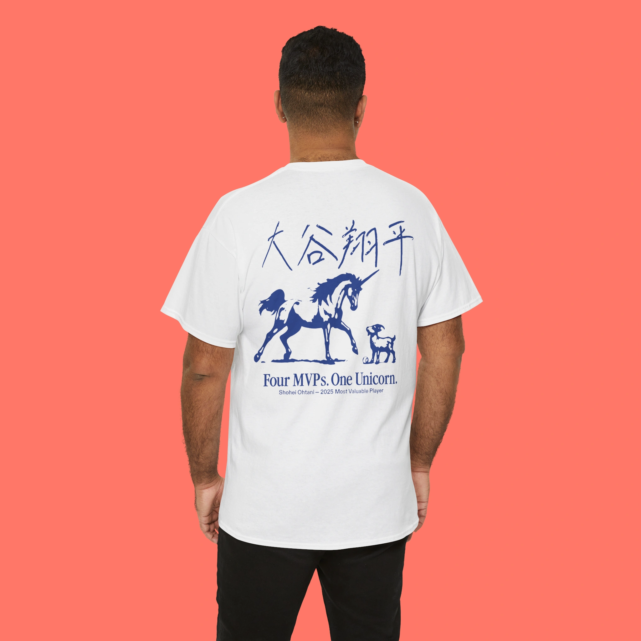 Shohei Ohtani Four MVPs One Unicorn Shirt - Ohtani 2025 MVP Tee