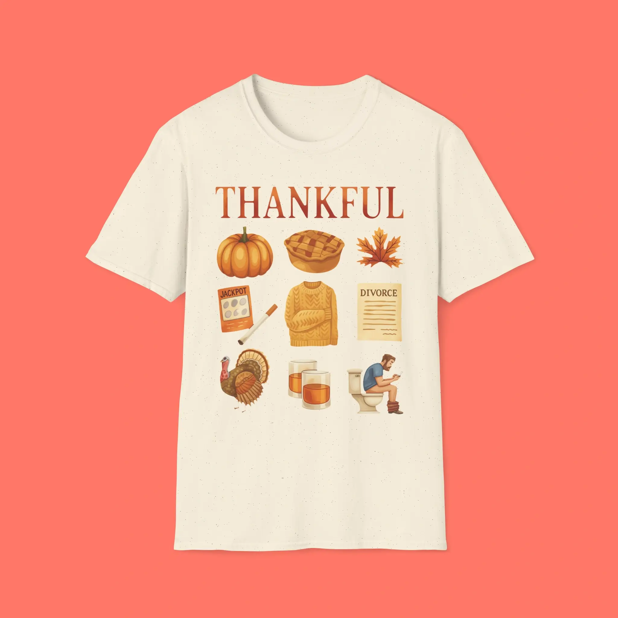 Thankful-Thanksgiving-Doodles-Shirt Thankful Thanksgiving Doodles Shirt