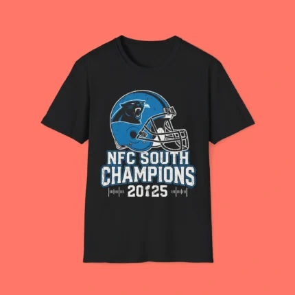 Carolina Panthers NFC South 2025 Champions Shirt