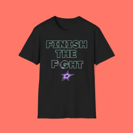 Dallas Stars Hockey Finish The Fight Shirt