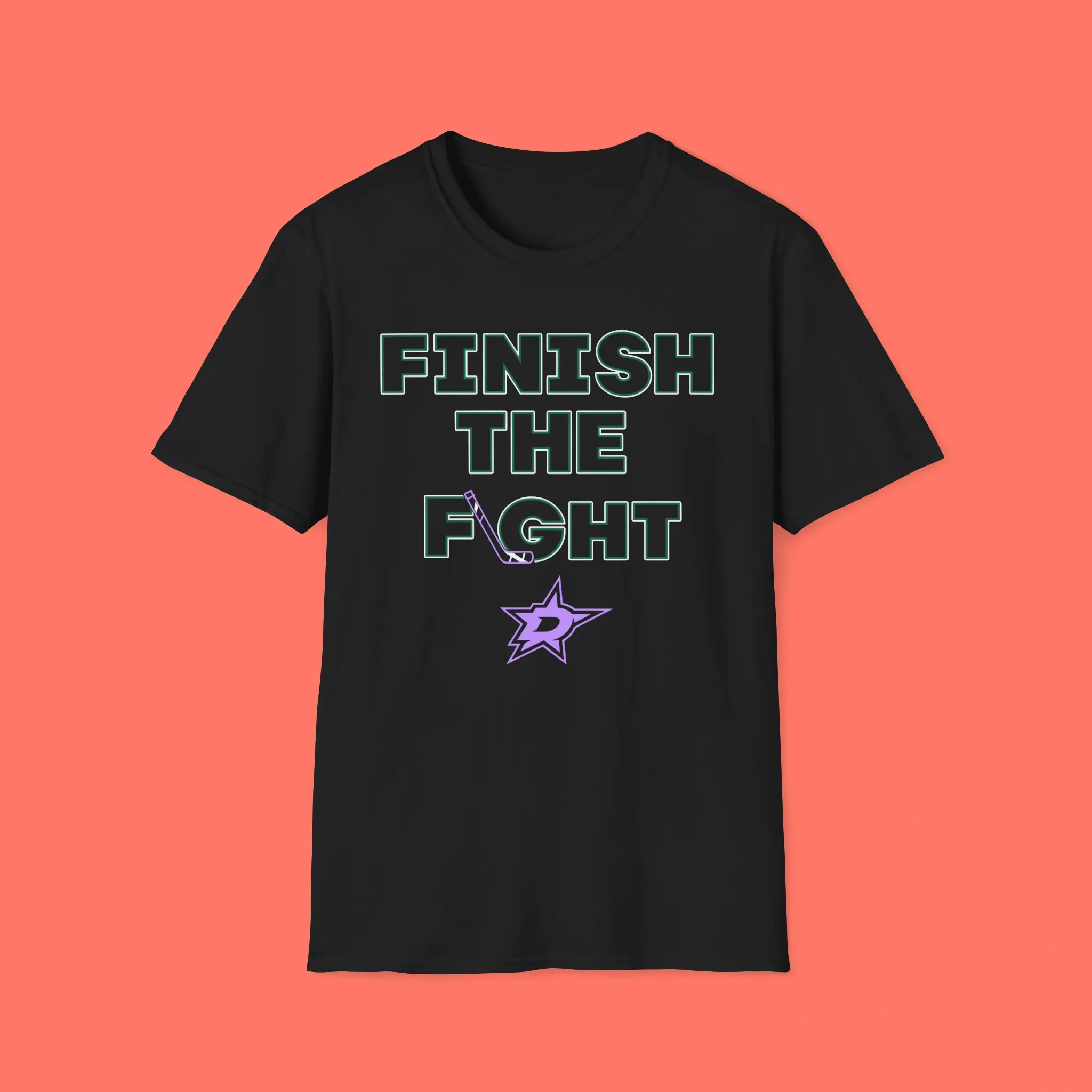 Dallas-Stars-Hockey-Finish-The-Fight-Shirt Dallas Stars Hockey Finish The Fight Shirt