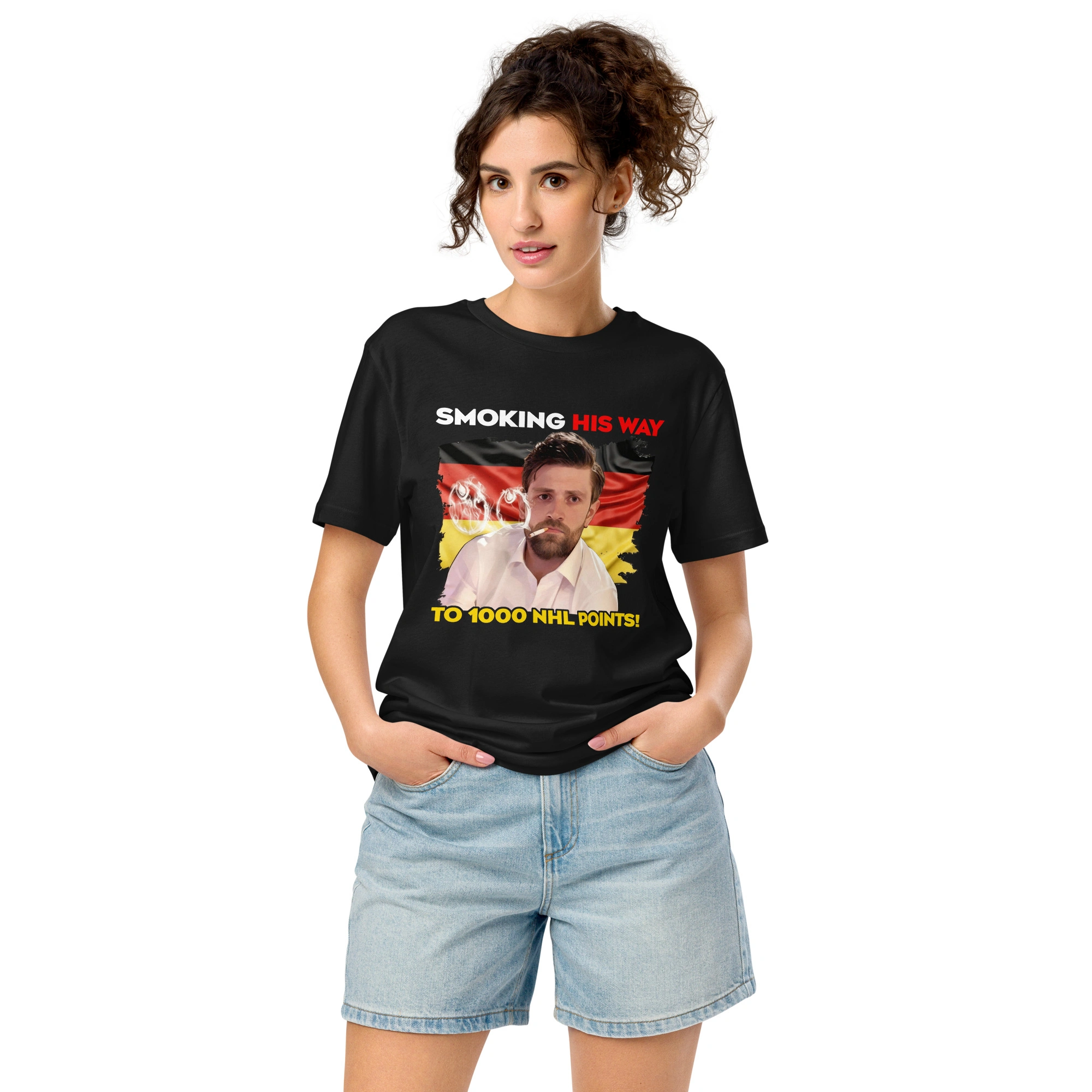 leon draisaitl cigarette Leon Draisaitl Smoking His Way To 1000 Points Shirt