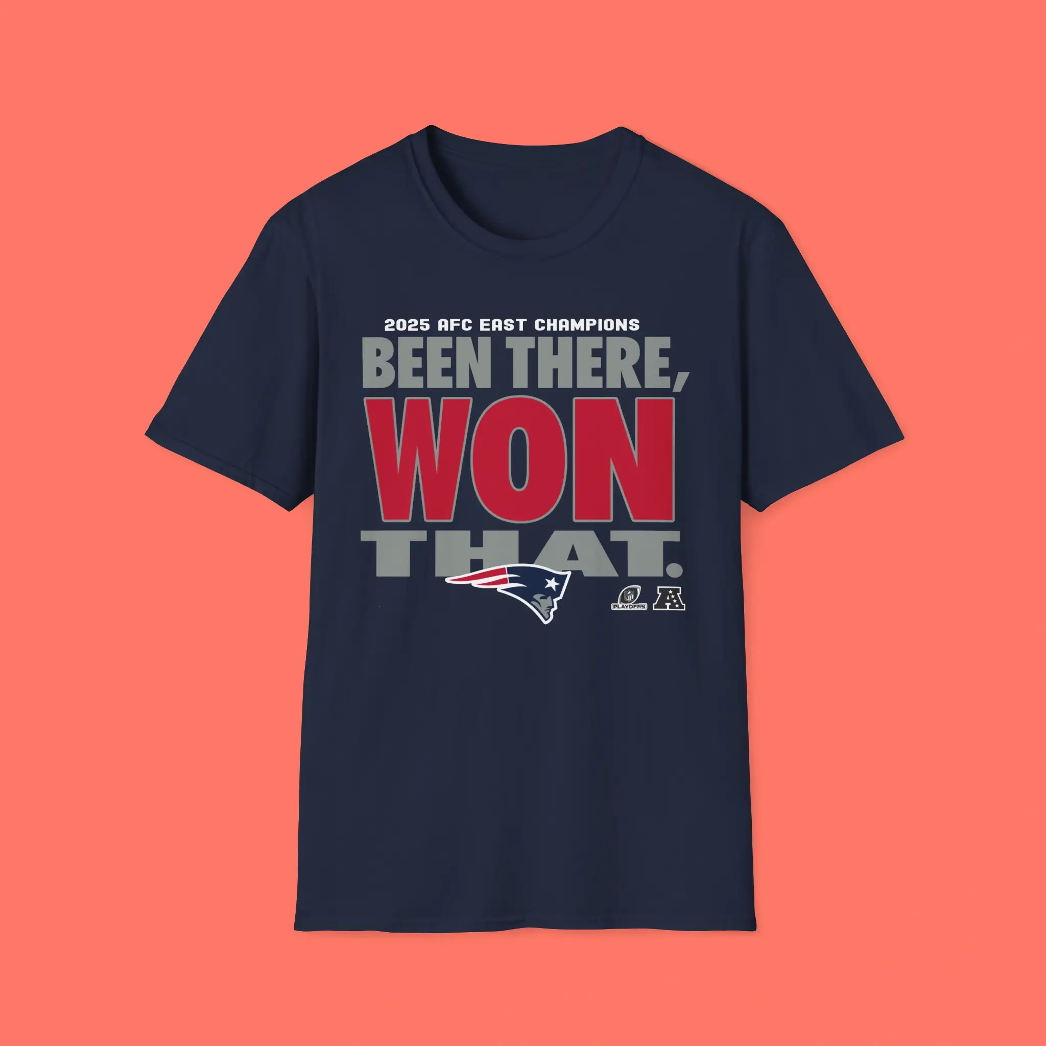 New-England-Patriots-2025-AFC-East-Division-Champions-Shirt New England Patriots 2025 AFC East Division Champions Shirt