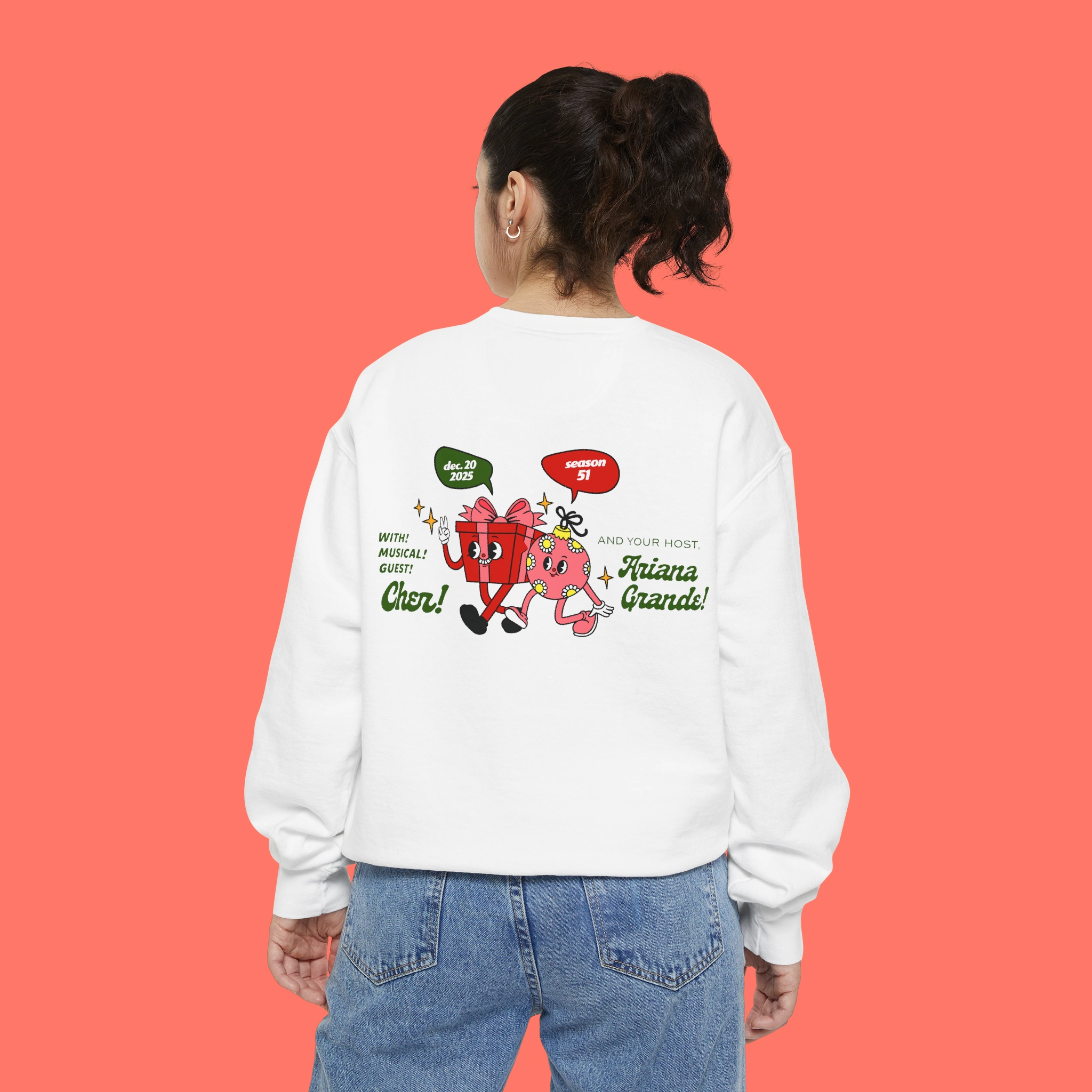With Musical Guest Cher And Your Host Ariana Grande Sweatshirt