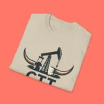 Ctt Oil Exploration And Cattle Midland Texas Folded Shirt