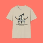 Ctt Oil Exploration And Cattle Midland Texas Shirt