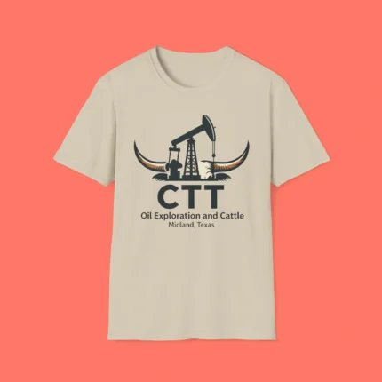 Ctt Oil Exploration And Cattle Midland Texas Shirt