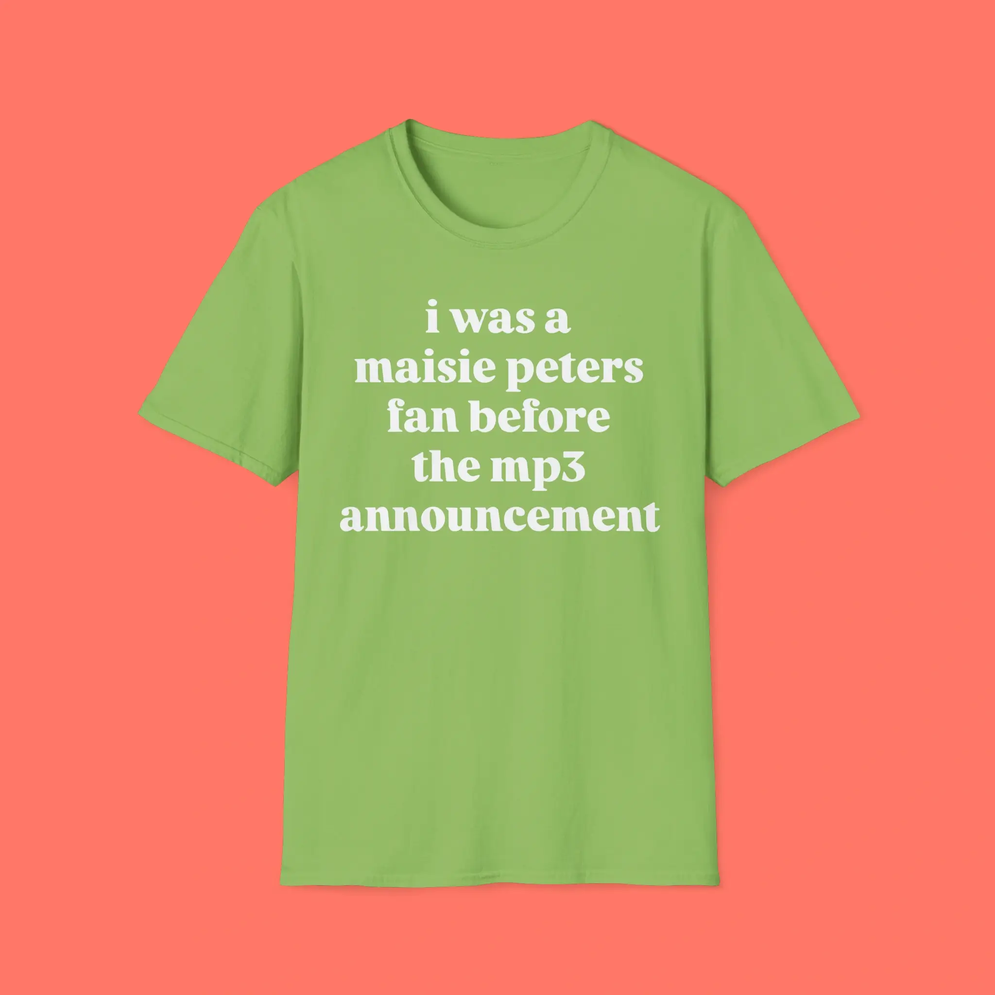 I-Was-a-Maisie-Peters-Fan-Before-the-Mp3-Announcement-Shirt I Was a Maisie Peters Fan Before the Mp3 Announcement Shirt