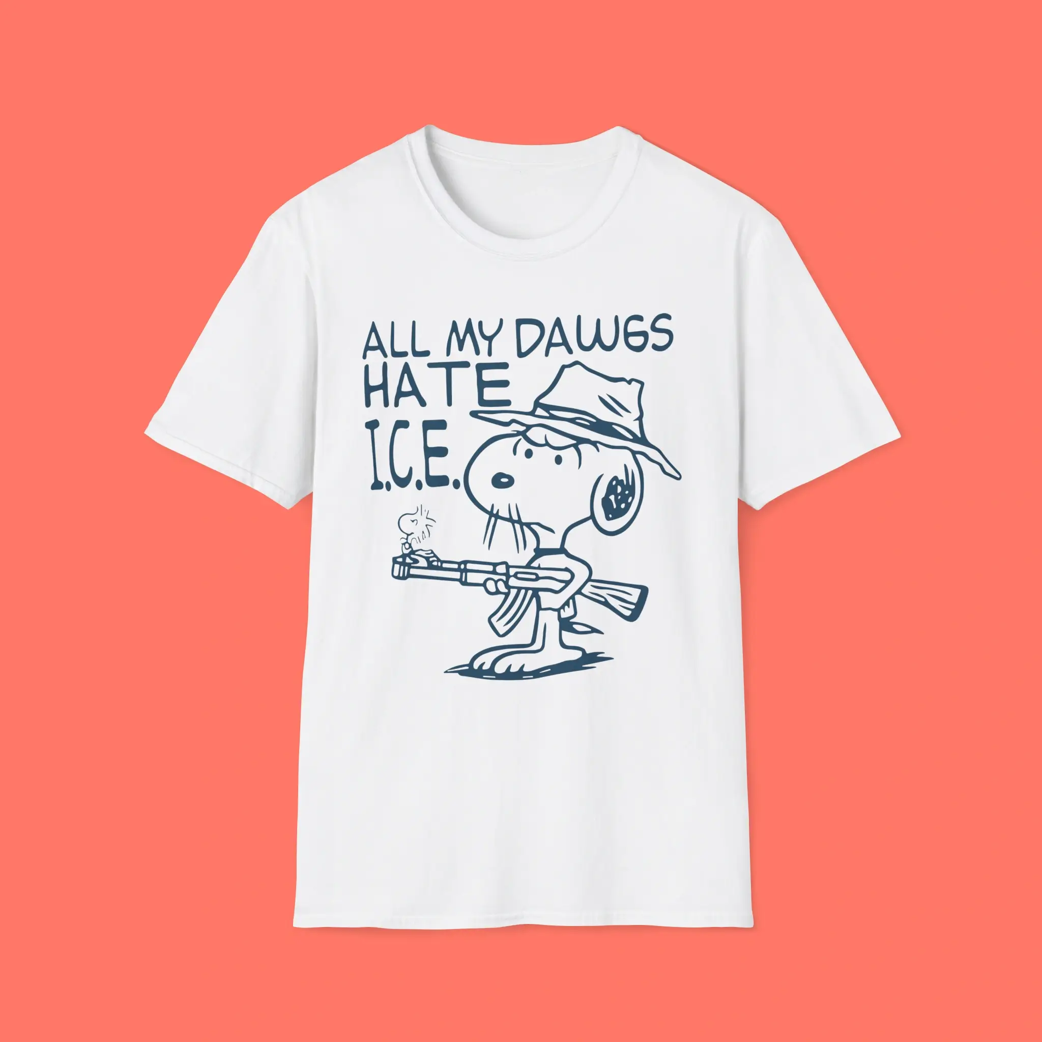 Snoopy-All-My-Dawgs-Hate-ICE-Shirt Snoopy All My Dawgs Hate ICE Shirt
