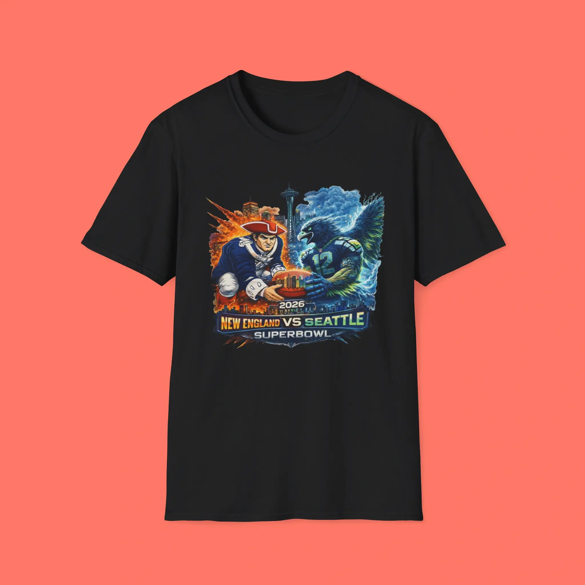 2026-Super-Bowl-Seahawks-Patriots-Shirt 2026 Super Bowl Seahawks Patriots Shirt