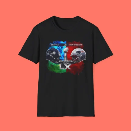 2026 Super Bowl Seahawks vs Patriots Shirt