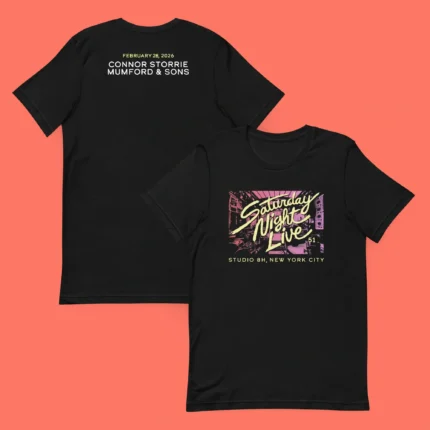 Connor Storrie Mumford and Sons February 28 2026 tShirt