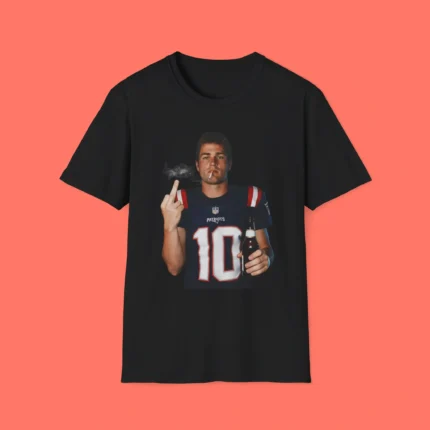 Drake Maye Middle Finger Shirt
