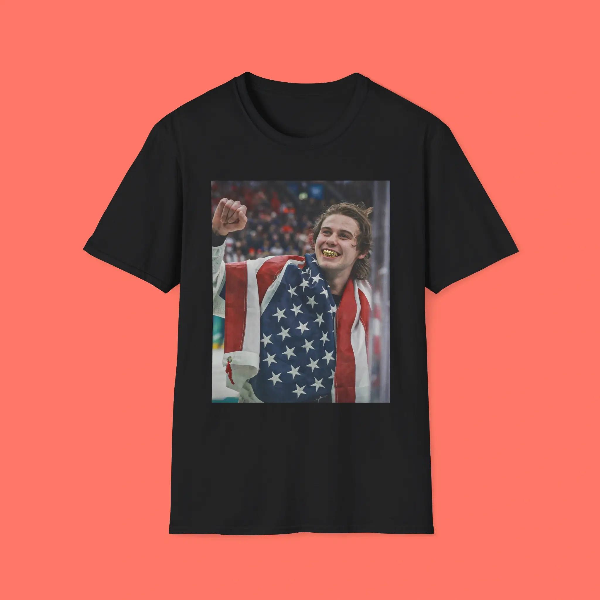 Jack-Hughes-Golden-Teeth-Shirt Jack Hughes Golden Teeth Shirt