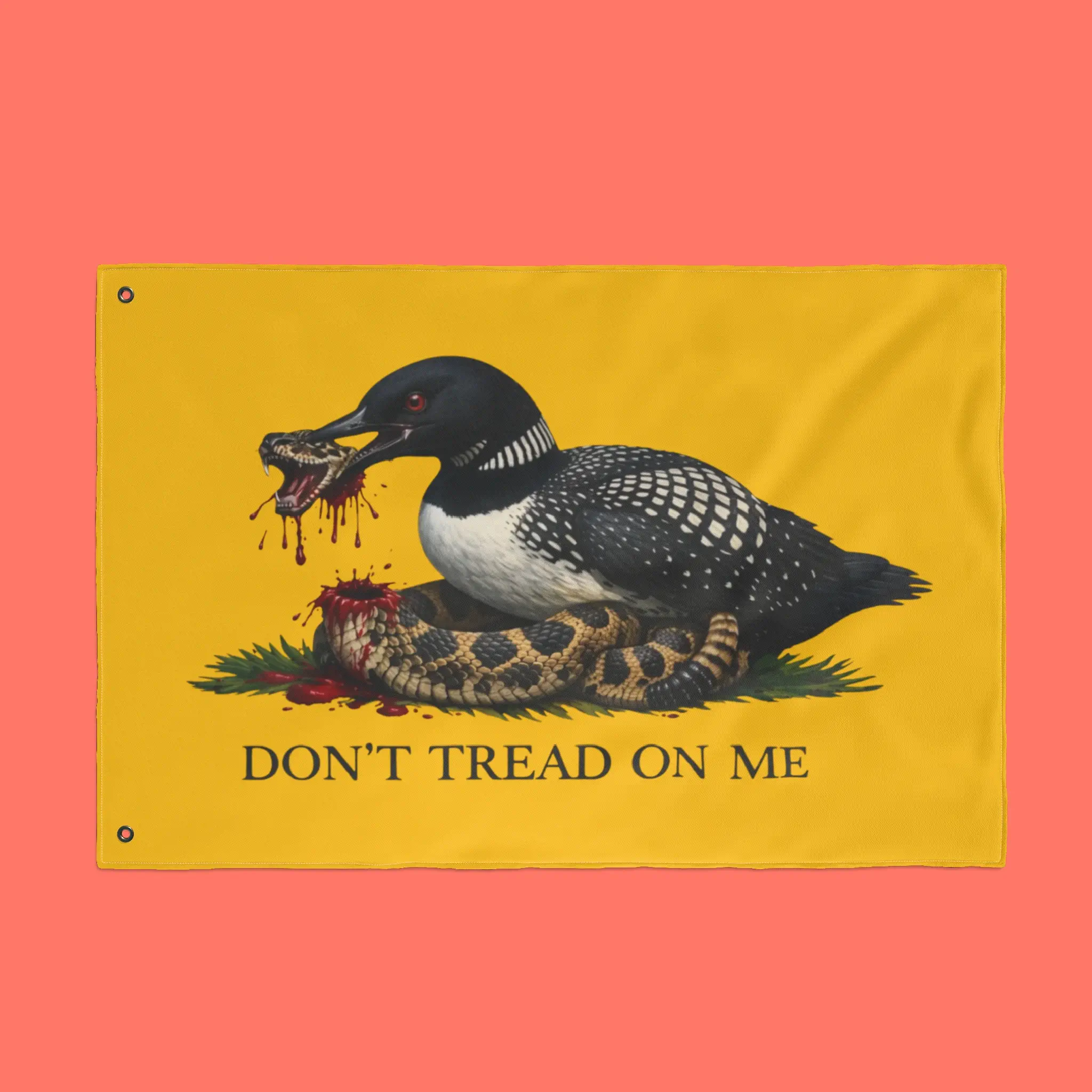 Minnesota-Loon-Gadsden-Flag-Front Minnesota Loon Gadsden Flag