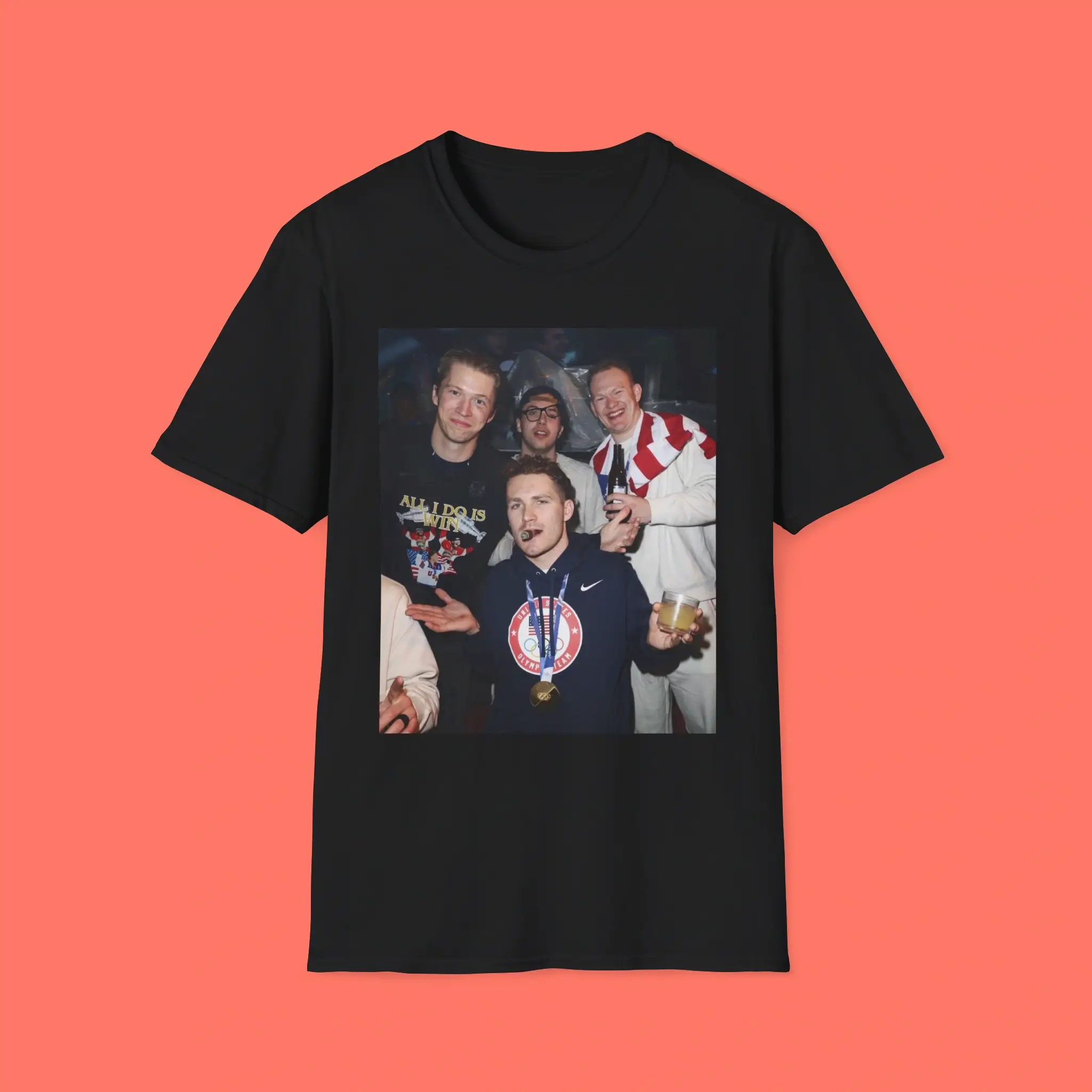 USA-Mens-Hockey-Team-Celebrates-Shirt USA Men's Hockey Team Celebrates Shirt