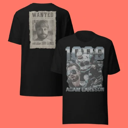 Adam Larsson 1000 Games Wanted Shirt