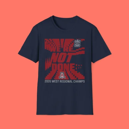 Arizona Wildcats 2026 West Regional Champions Shirt