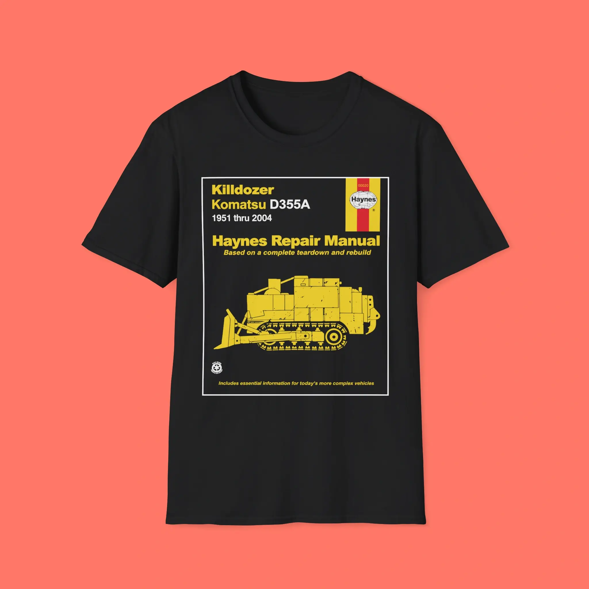 Killdozer-Komatsu-Haynes-Repair-Manual-Shirt Killdozer Komatsu Haynes Repair Manual Shirt