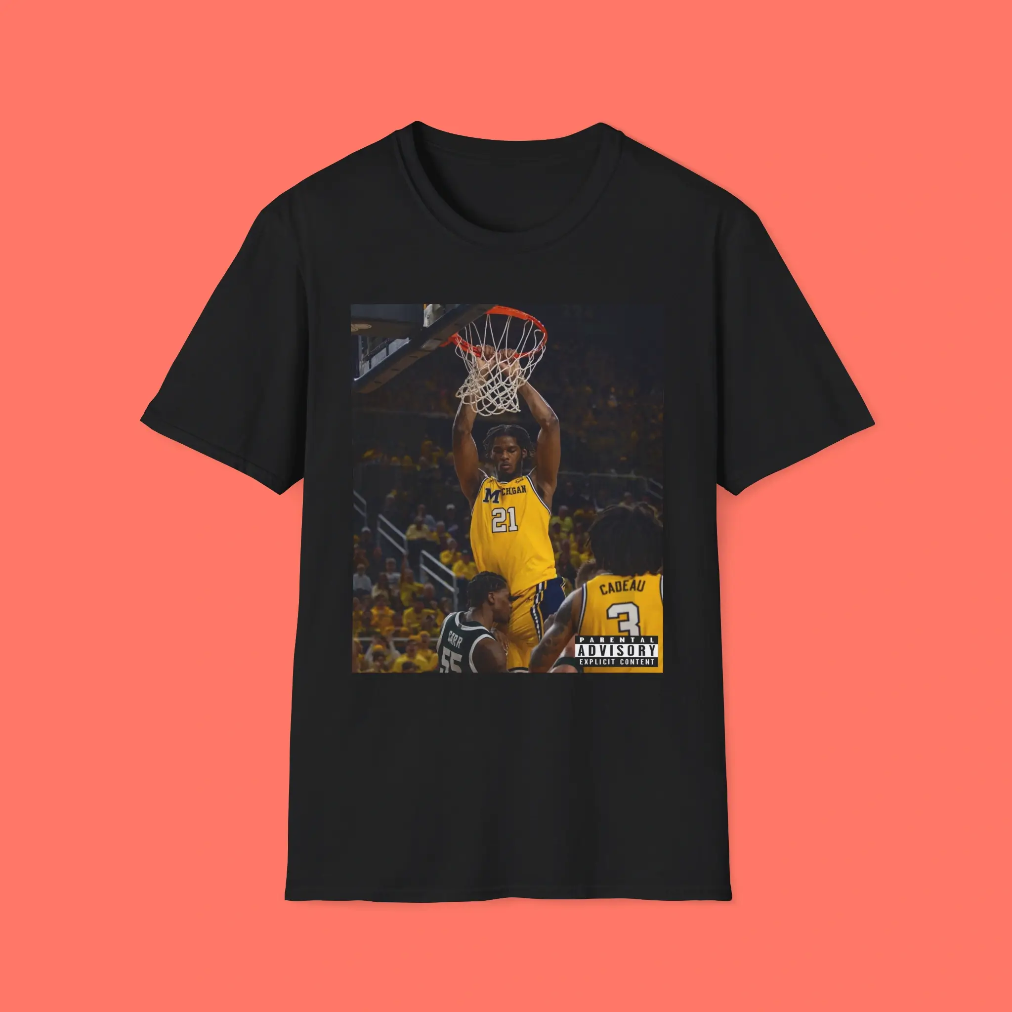 Morez-Johnson-Jr-Dunk-On-Carr-Shirt Morez Johnson Jr. Dunk On Carr Shirt