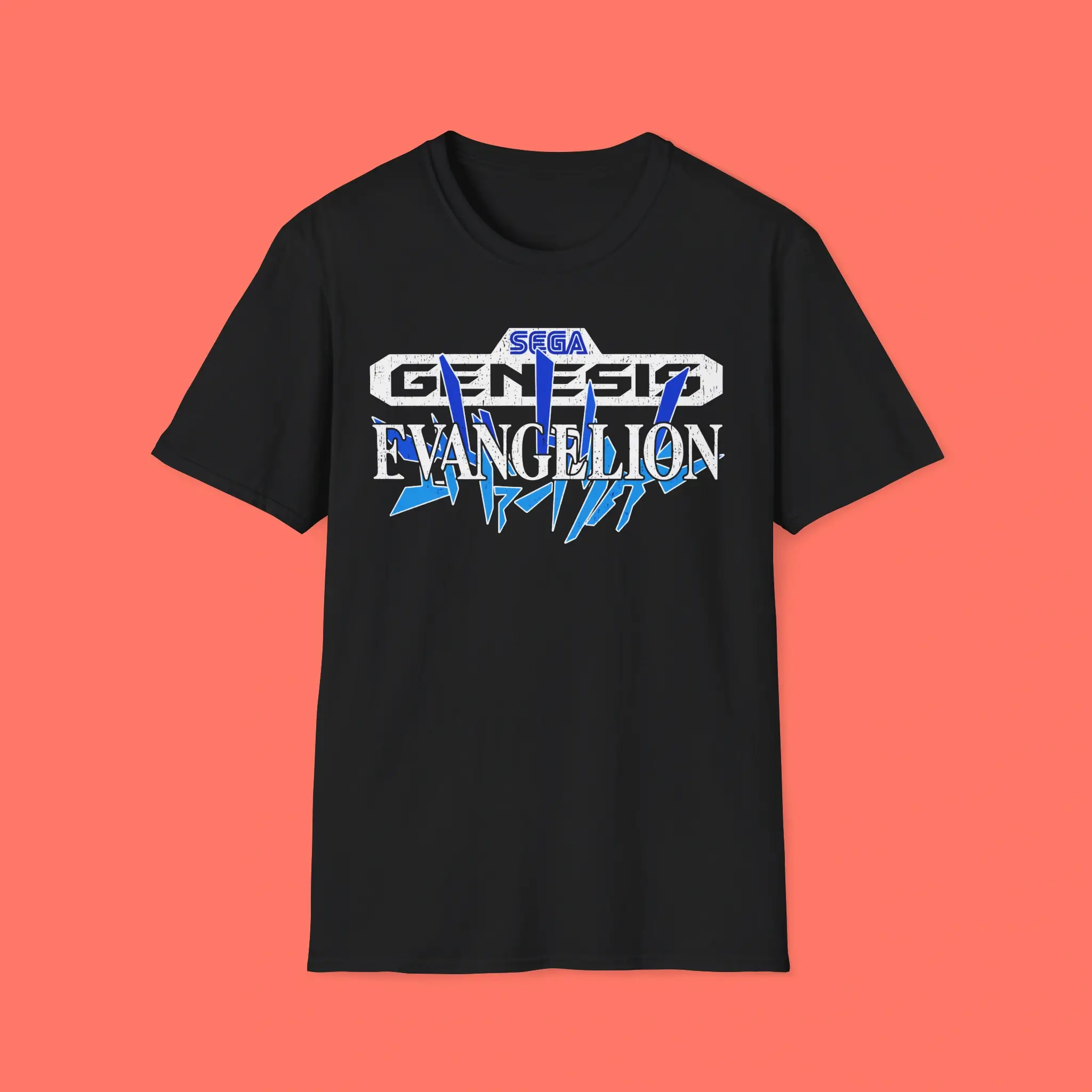 Sega-Genesis-Evangelion-Washed-Shirt Sega Genesis Evangelion Washed Shirt