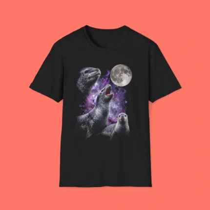 3 Seals Howling At The Moon Shirt