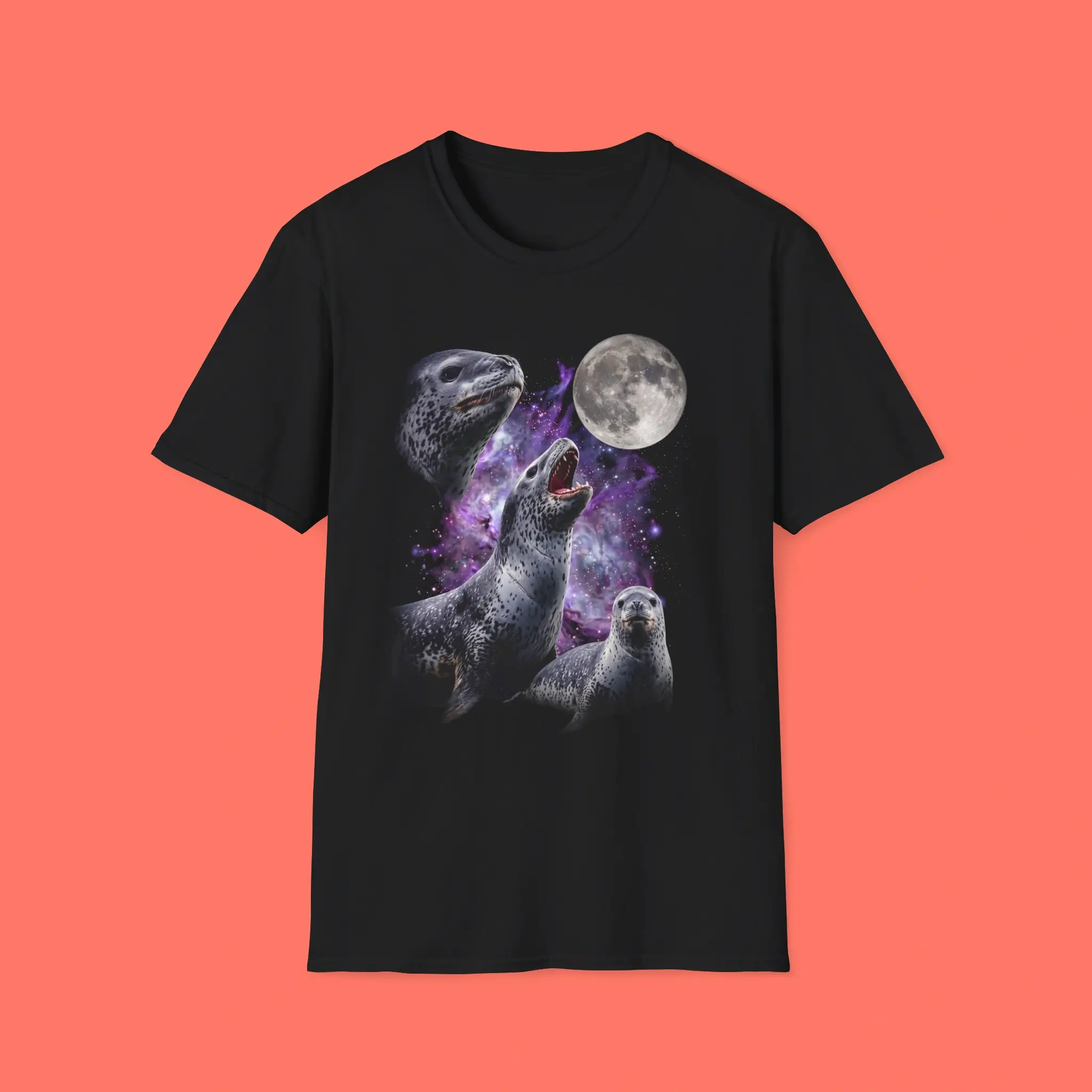 3-Seals-Howling-At-The-Moon-Shirt 3 Seals Howling At The Moon Shirt