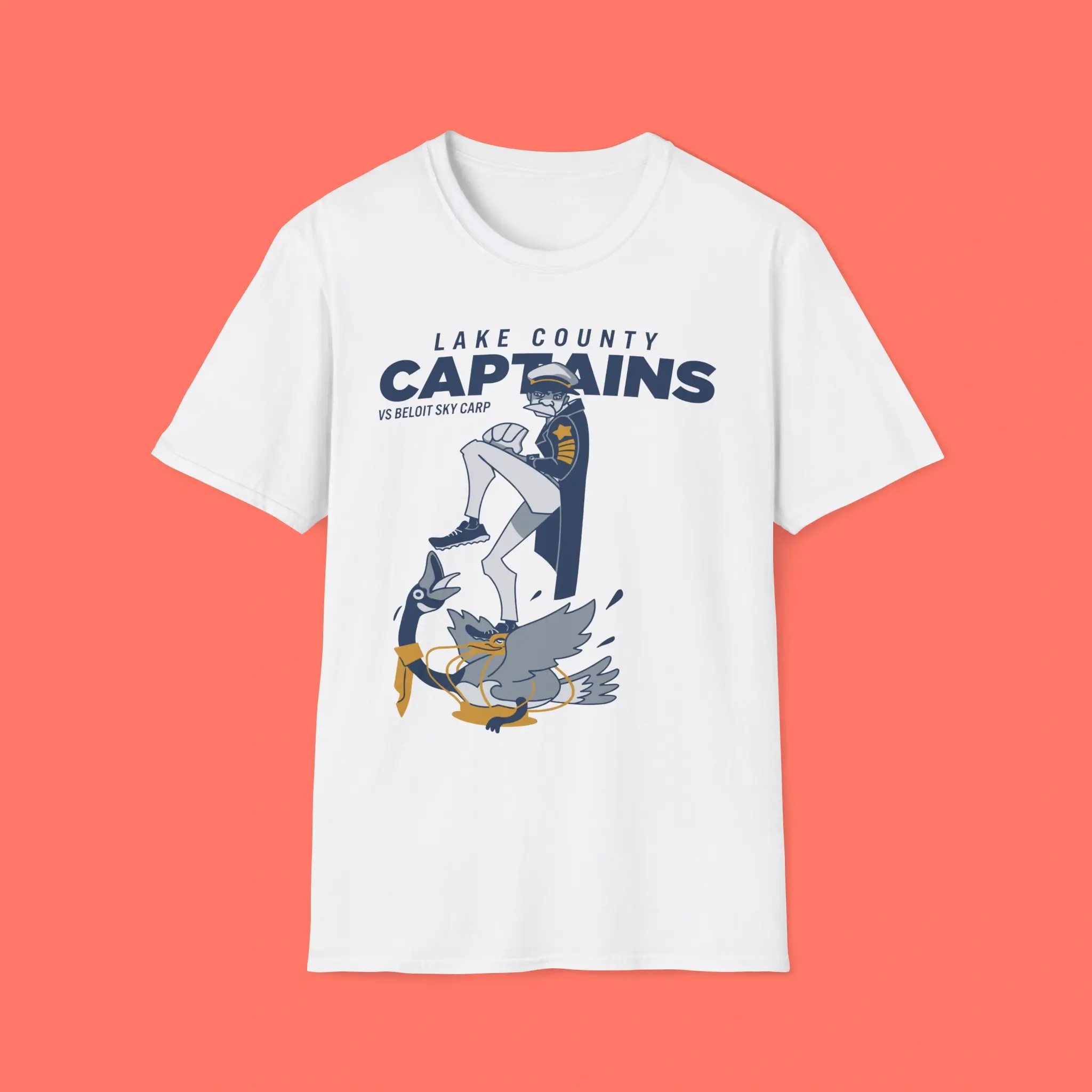 Lake-County-Captains-Vs-Beloit-Sky-Carp-Shirt Lake County Captains Vs Beloit Sky Carp Shirt