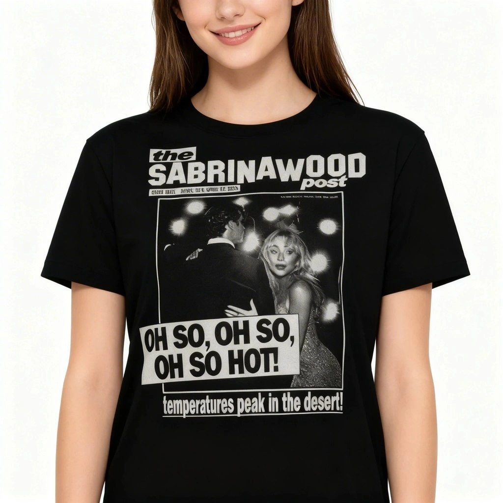 The Sabrina Wood Post Shirt - Sabrinawood Carpenter Coachella Tee